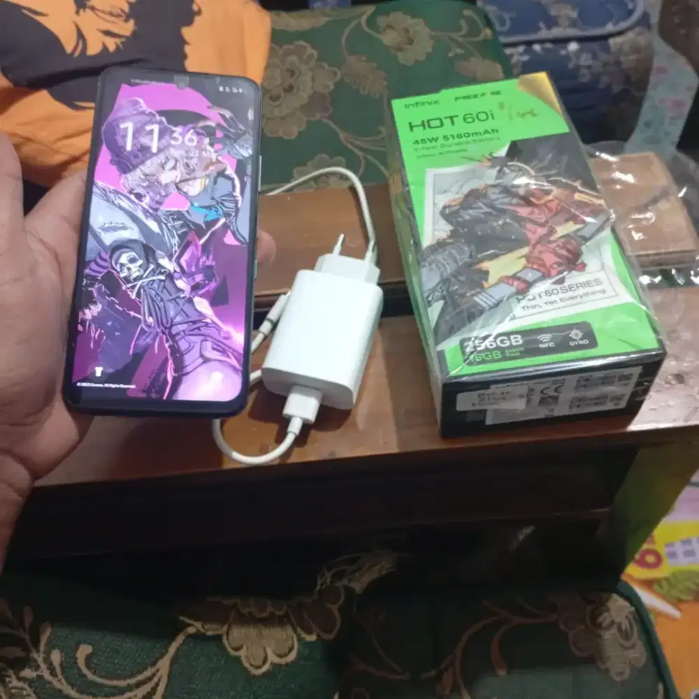 Hp Infinix hot 60i ram 8+8/256