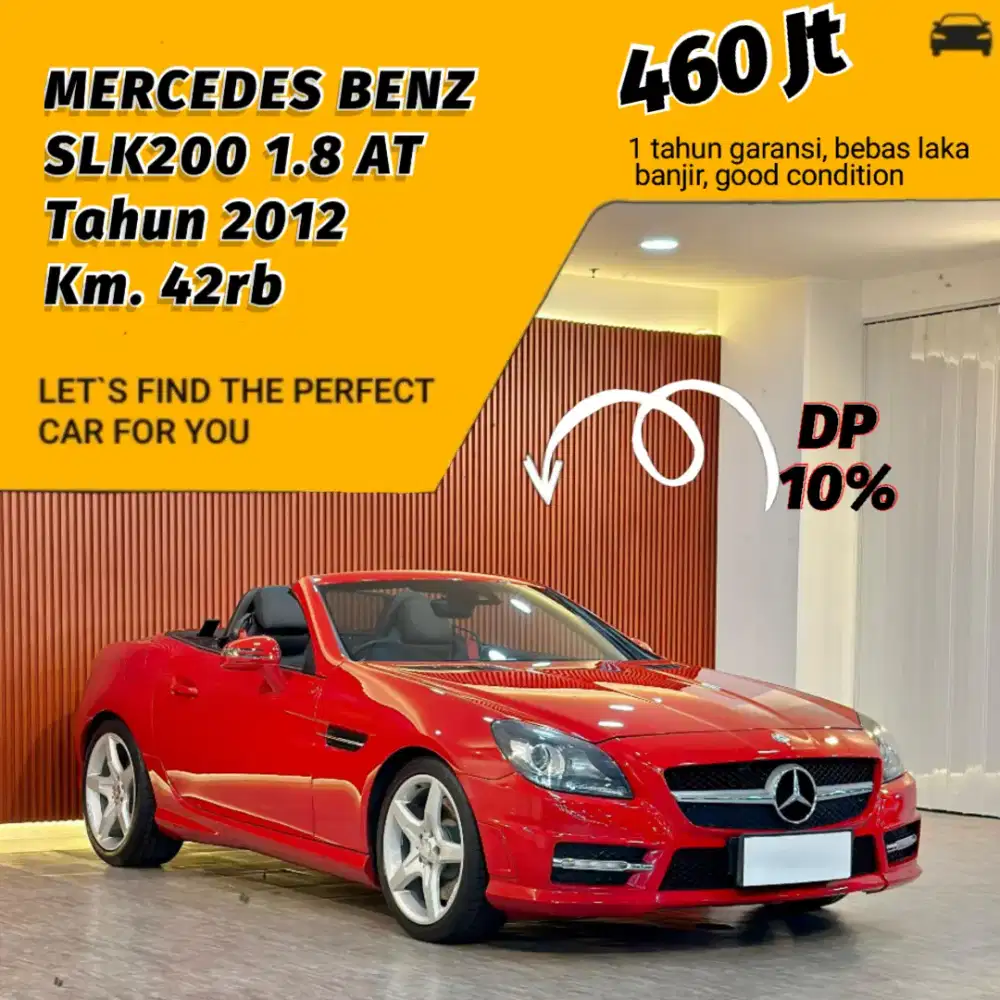 Mercedes Benz SLK200 1.8 AT Tahun 2012
