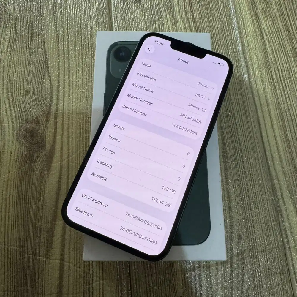 iphone 13 128gb Ex ibox Fullset Ori Bisa COD dan TT