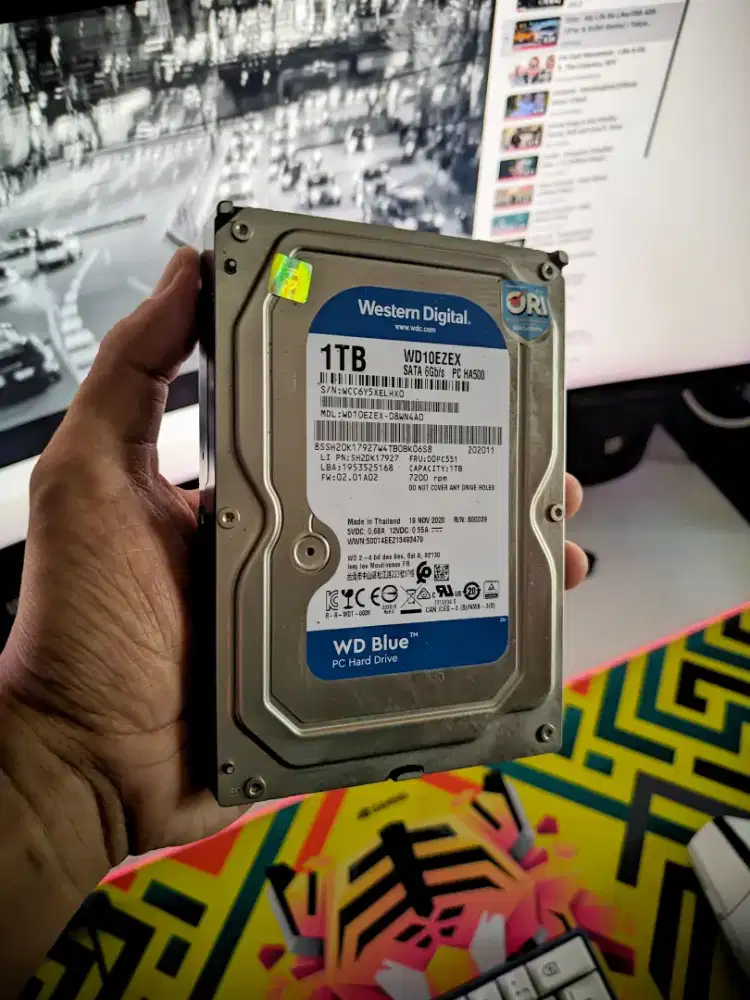 hdd ori (no refurbish) 1tb like new 100% healty