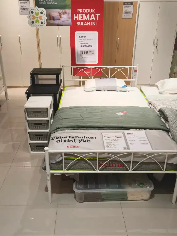 Dipan Metal Ukuran 120x200cm