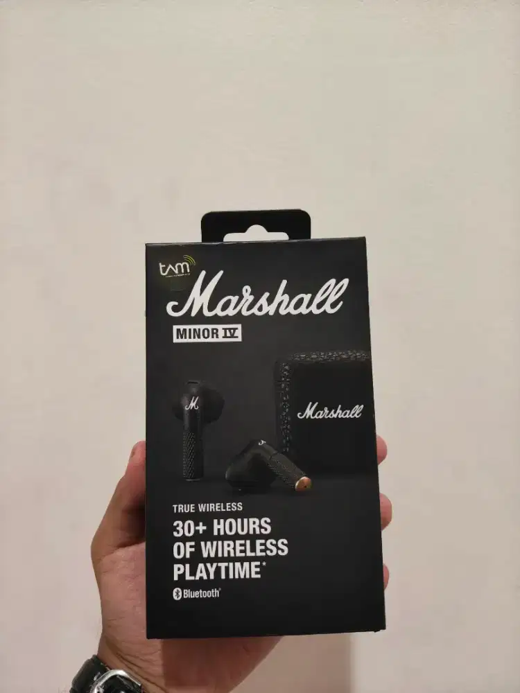 MARSHALL MINOR IV BARU BNIB BELUM DI BUKA GARANSI RESMI