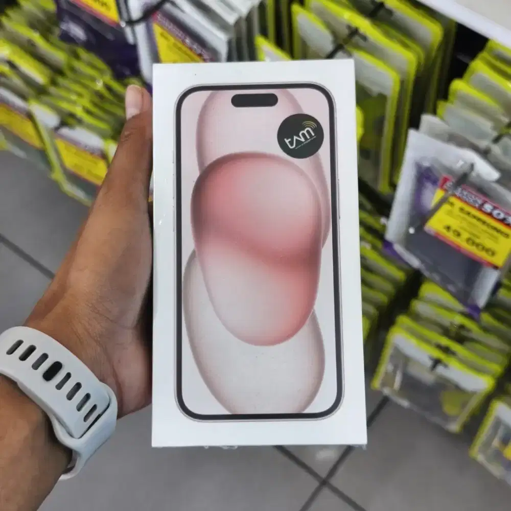 iPhone 15 128GB iBox warna pink
