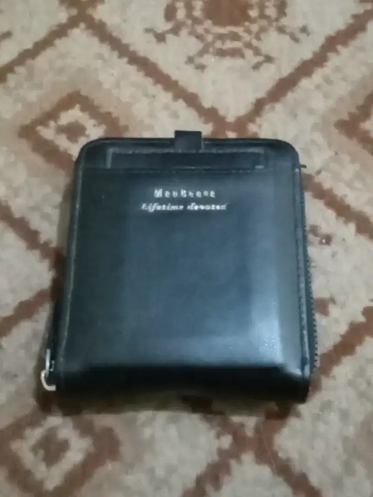 Dompet Lipat Resleting Unisex Pria Dan Wanita