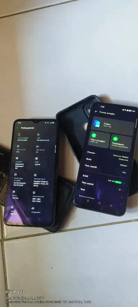 Oppo A5 2020 3/64 Dan Oppo A53 6/128 Batangan