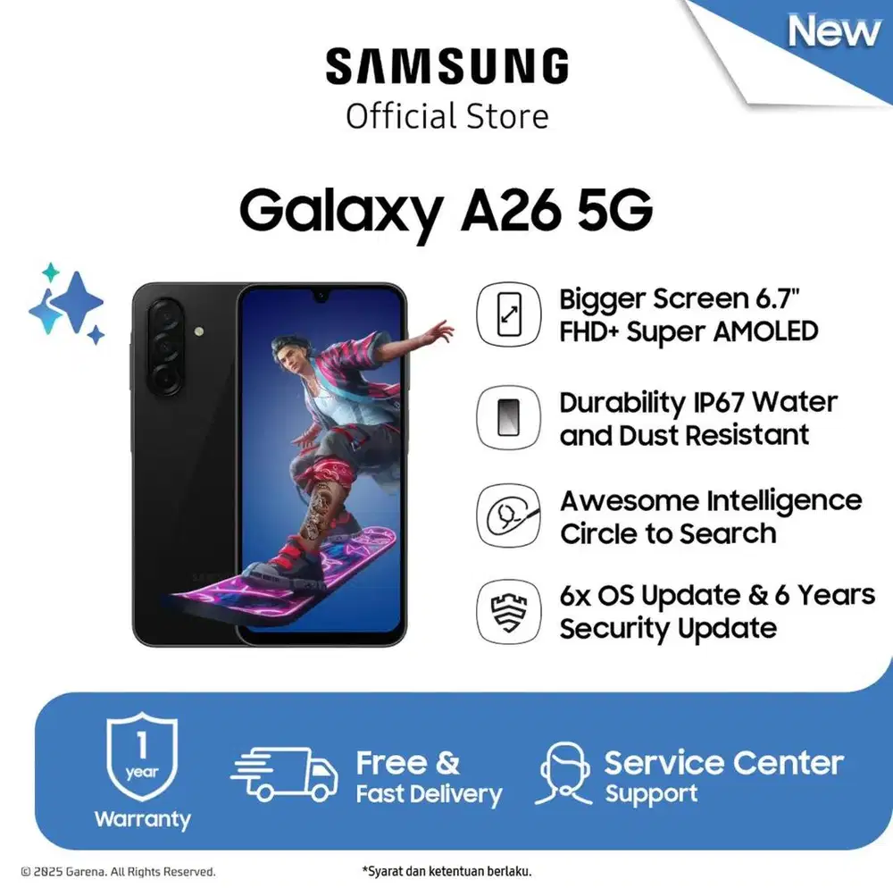 Jual Samsung A26 5G 8/256 Belum Buka Segel