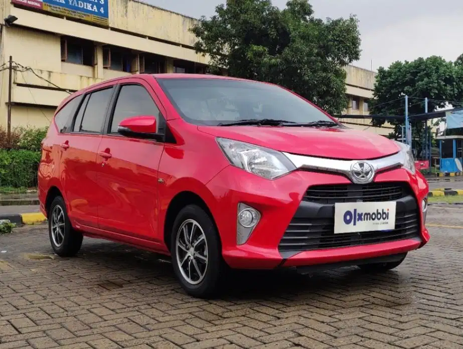 TDP 6,JT, Toyota Calya 1.2 G Bensin-AT Merah 2018