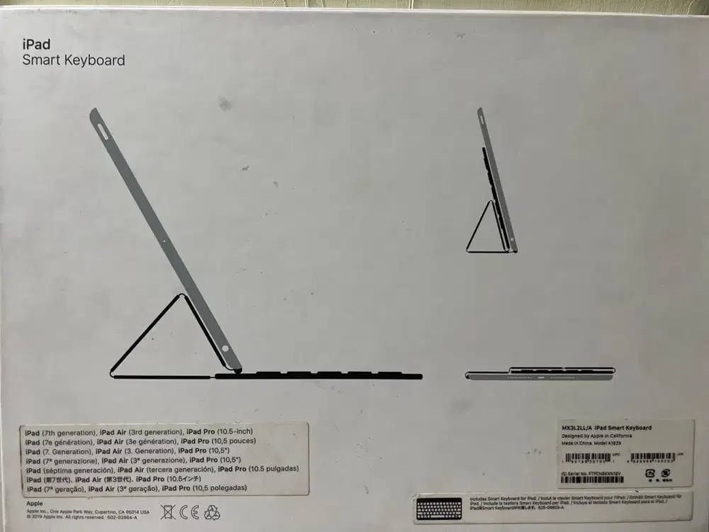 Ipad Smart Keyboard Ori Gen 7th