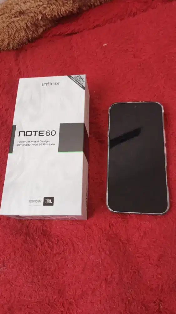 Infinix note 60 8/256gb lengkap