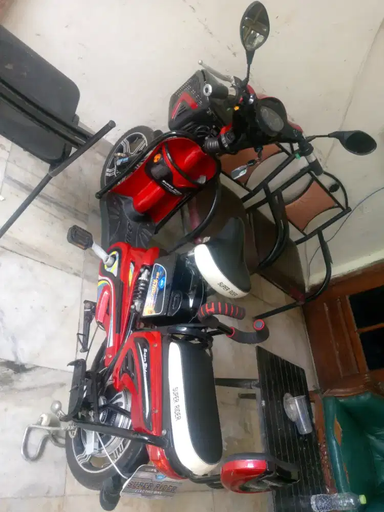 Sepeda listrik Super Rider New Earth Gold