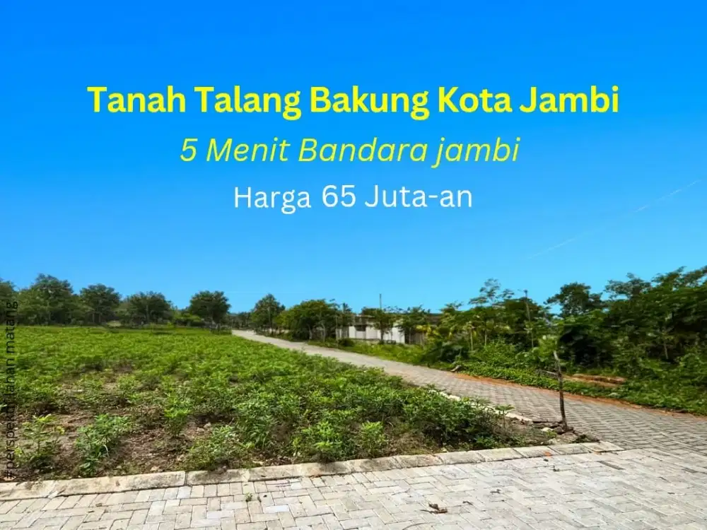 Tanah Talang Bakung Kota Jambi Dekat Bandara