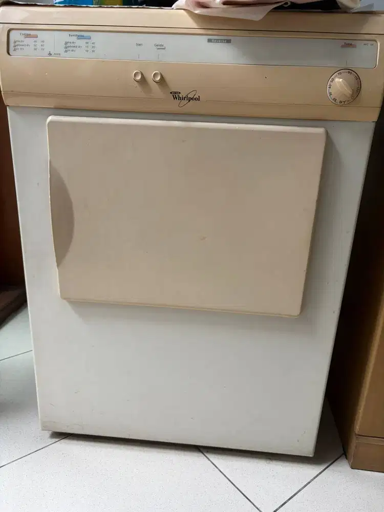 MESIN DRYER BEKAS MERK WHIRLPOOL kapasitas 10 kg - tipe AWZ120/3
