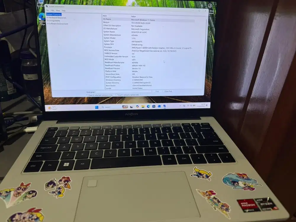 Advan Workplus Ryzen 5 6600h