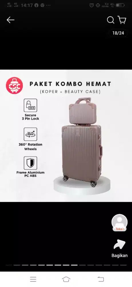 Koper kabin anti maling