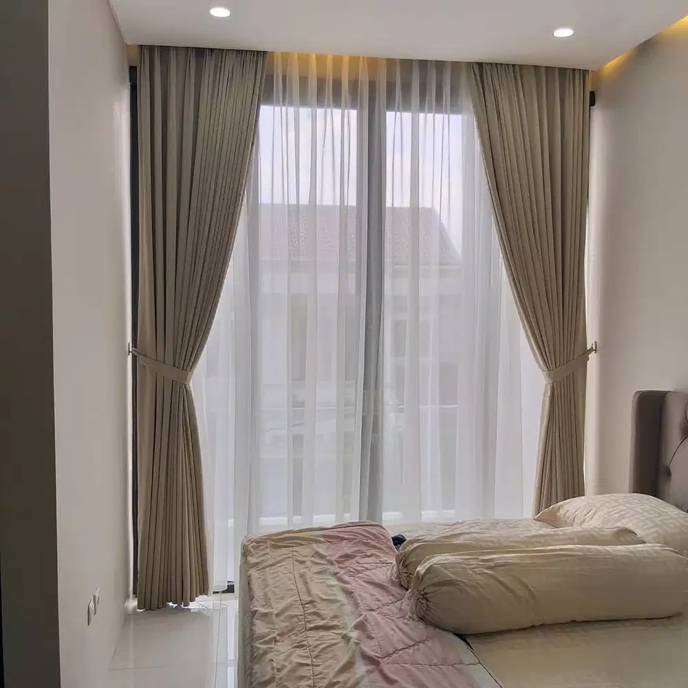 Dijual Tirai Gorden Jendela Gordyn Mewah Hordeng Model Terbaru Murah