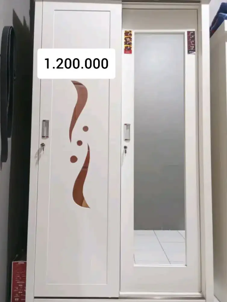 LEMARI SLIDING 2 PINTU