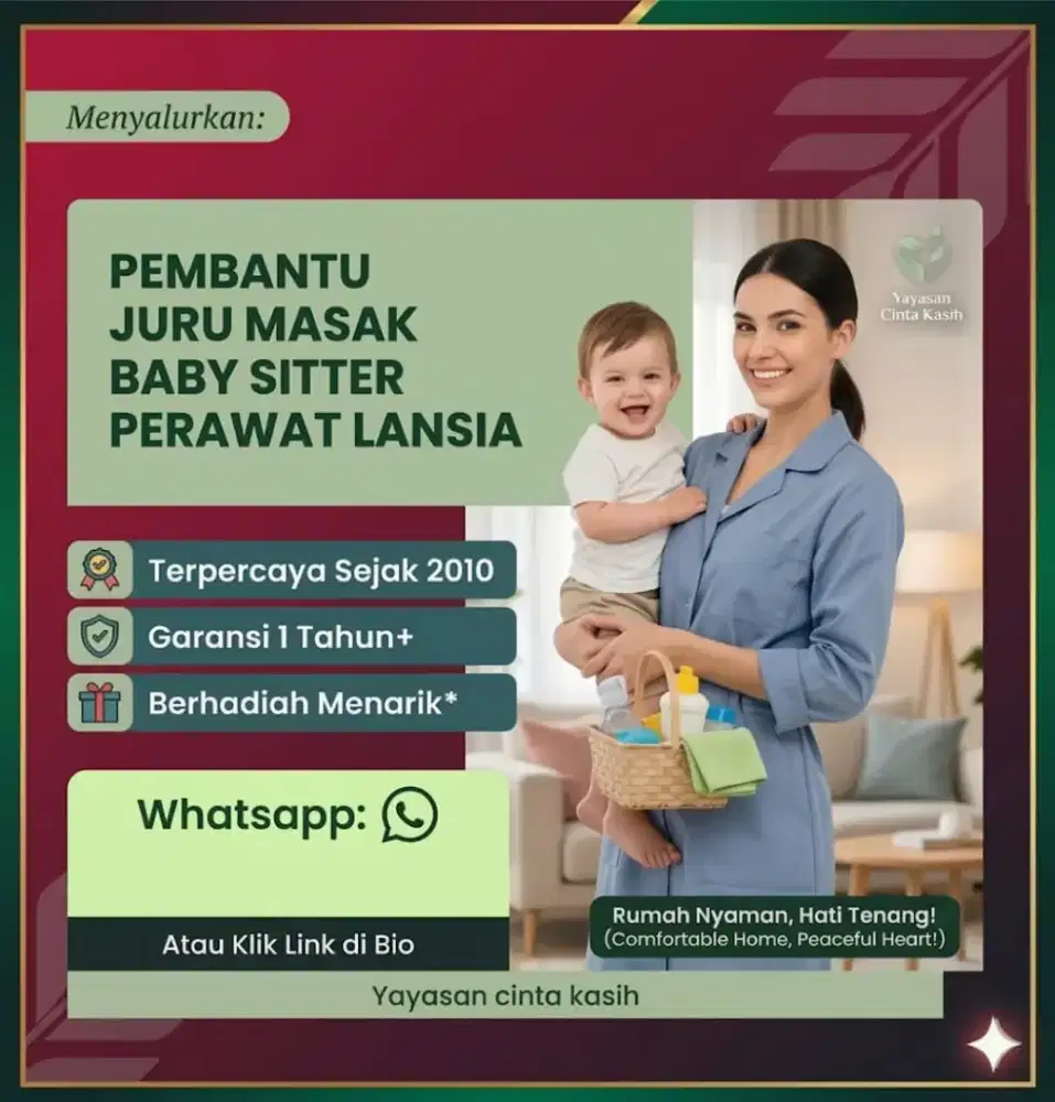 PENYALUR ART & BABYSITTER RESMI – SIAP KERJA – GARANSI