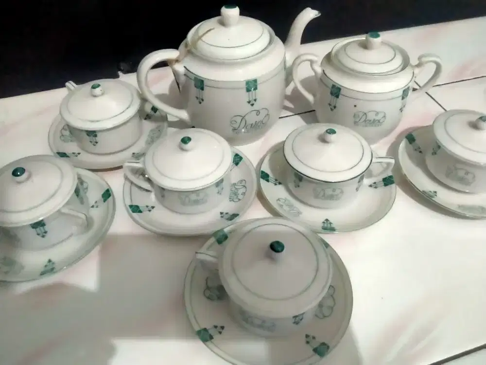 Vintage set cangkir