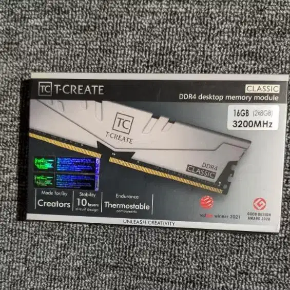 RAM PC T-CREATE 16 GB (2x8) DDR4 3200MHz