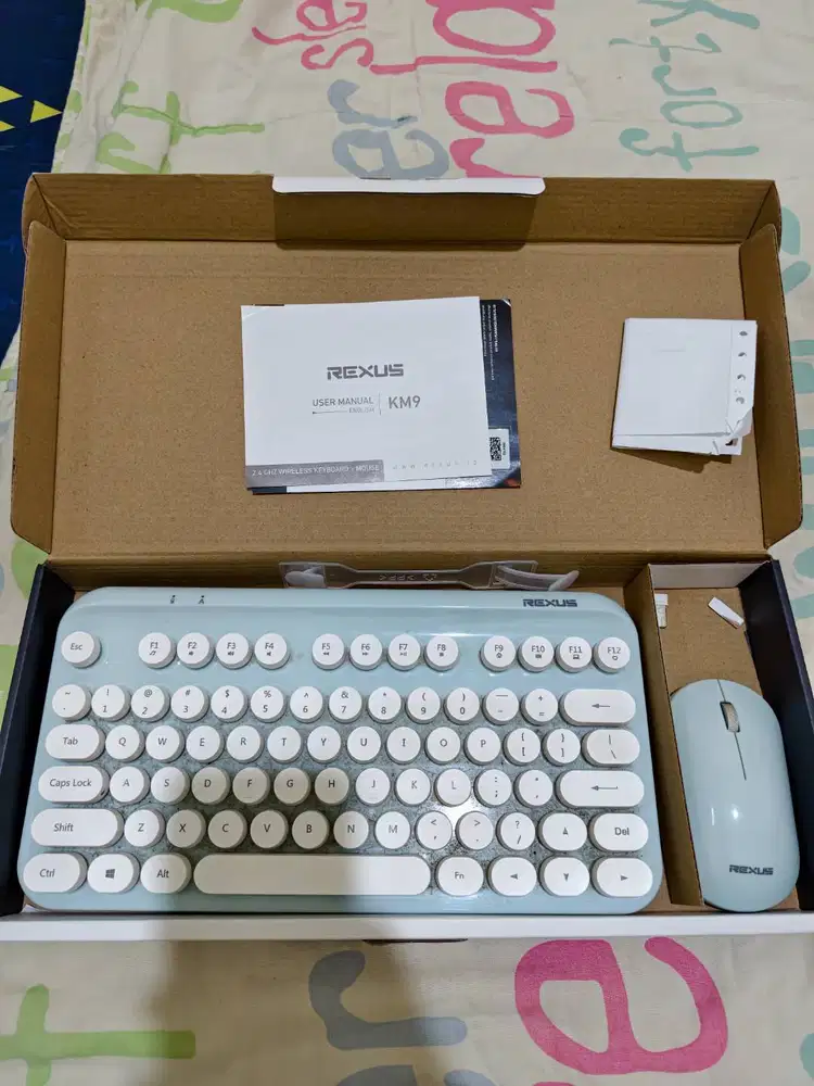Rexus KM9 Keyboard Mouse Like New Istimewa