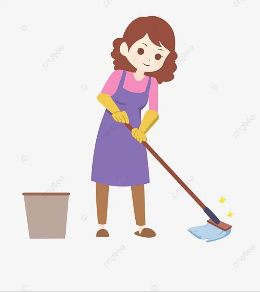 ART bersih2 dan momong PP