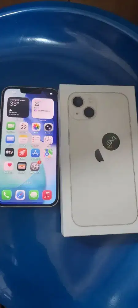 Iphone 13 putih 128 gb minus beda kardus
