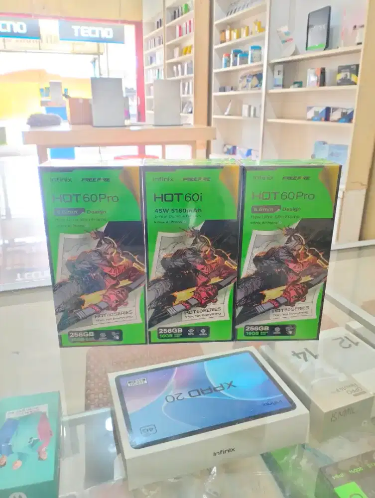 Infinix Hot 60 Pro ram 8+8/256 GB garansi resmi promo!!