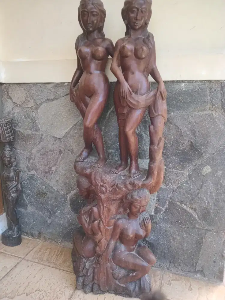 Jual patung ukir kayu bali
