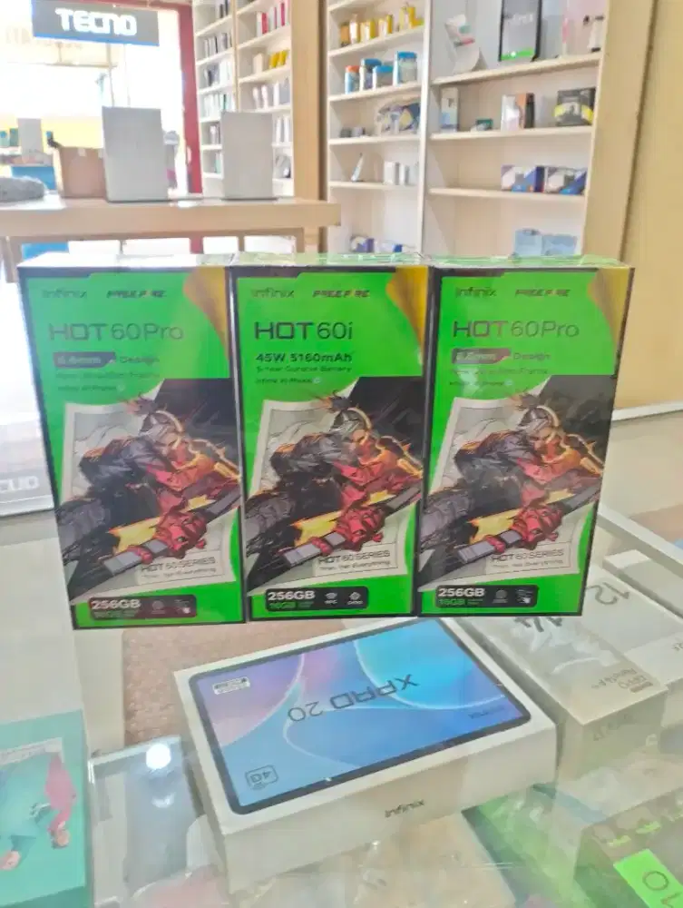 Infinix Hot 60 pro Ram 8+8/256 GB Garansi resmi Cash& Kredit
