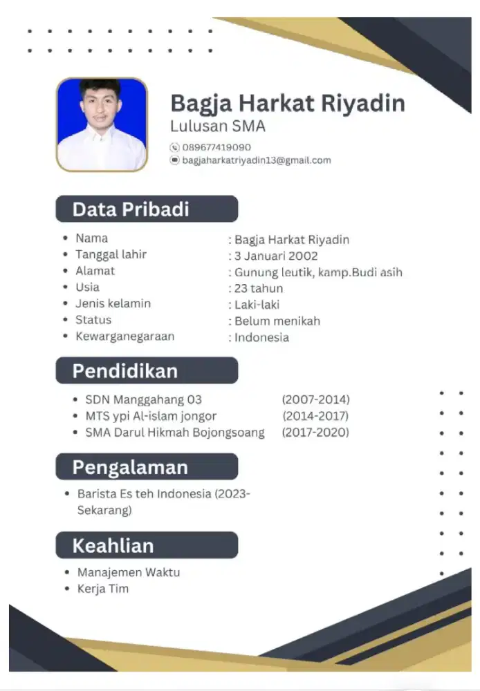 Sedang mencari lowongan pekerjaan.