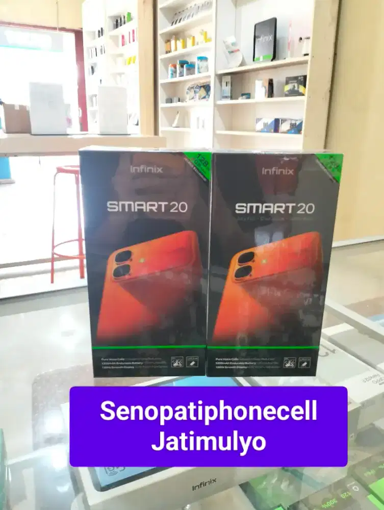 Infinix Smart 20 4+4/128 GB Garansi Resmi Cash&Credit