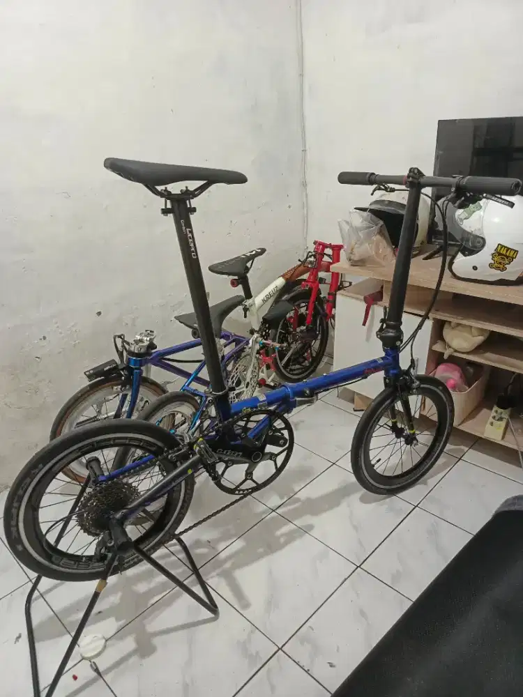 sepeda lipat fnhon gust 16+ upgrade hedon