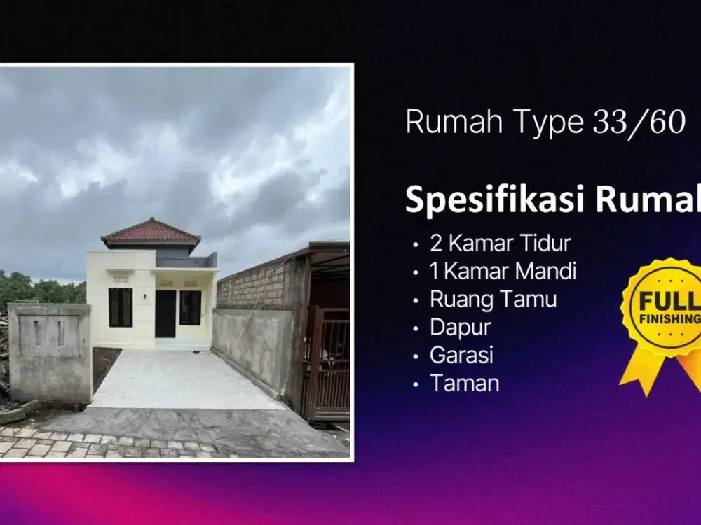 Rumah Bali 300jt-an bisa KPR Kamar 2 dekat pantai dekat kota everyday holiday