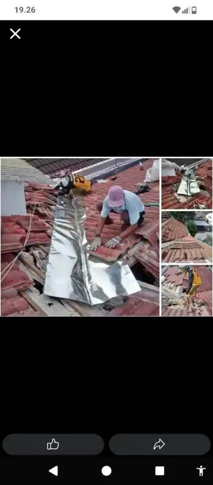 perbaikan atap bocor talang air dak rembes dan renovasi