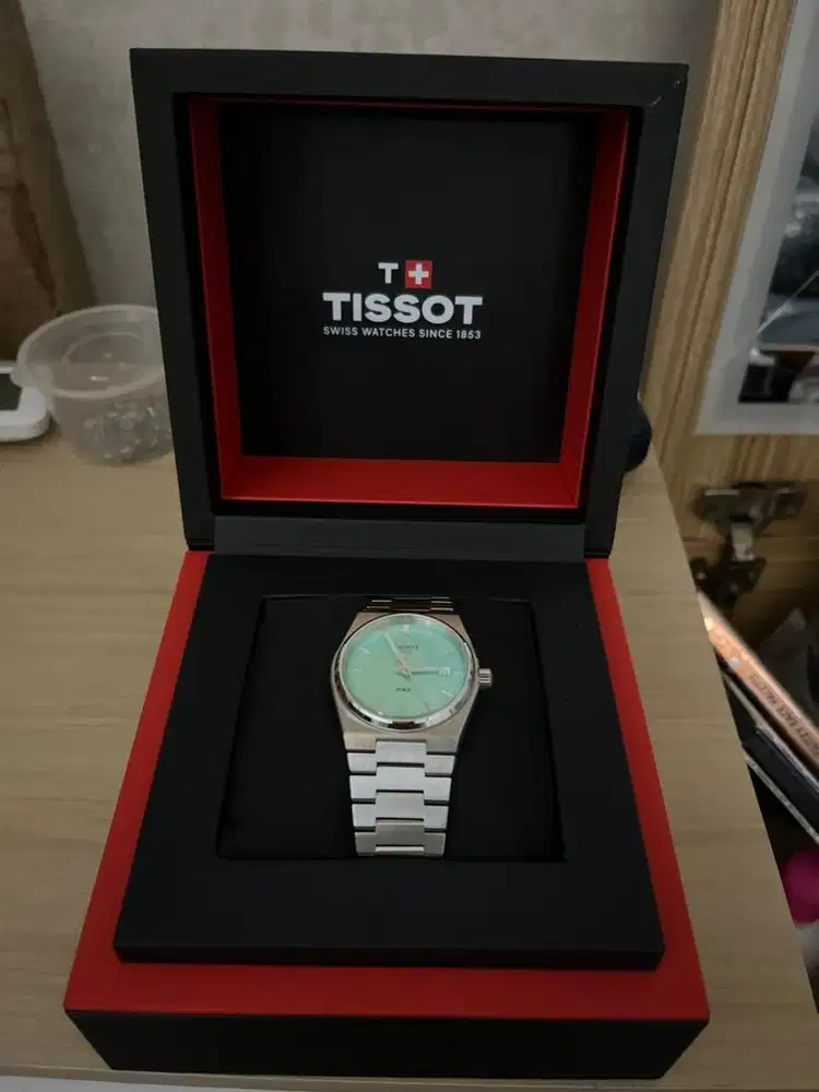 Jam tangan merk tissot prx green ori