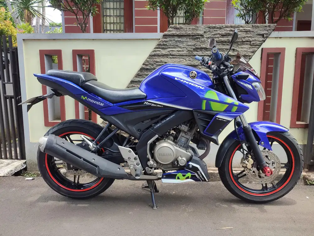 VIXION S MOVISTAR TAHUN 2017 MOTOR MANTEP