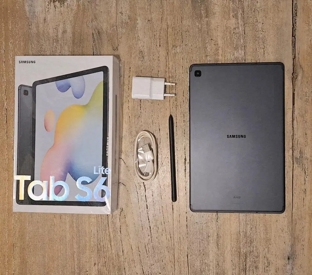 SAMSUNG TAB S6 Lite 4/128 LTE Second - Full Set & Mulus Siap Pakai