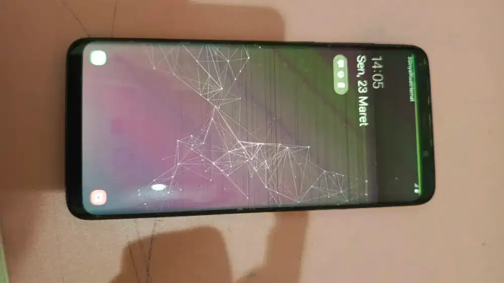Samsung S9+ , second layar rusak