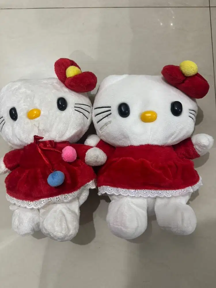 Boneka hello kitti bekas