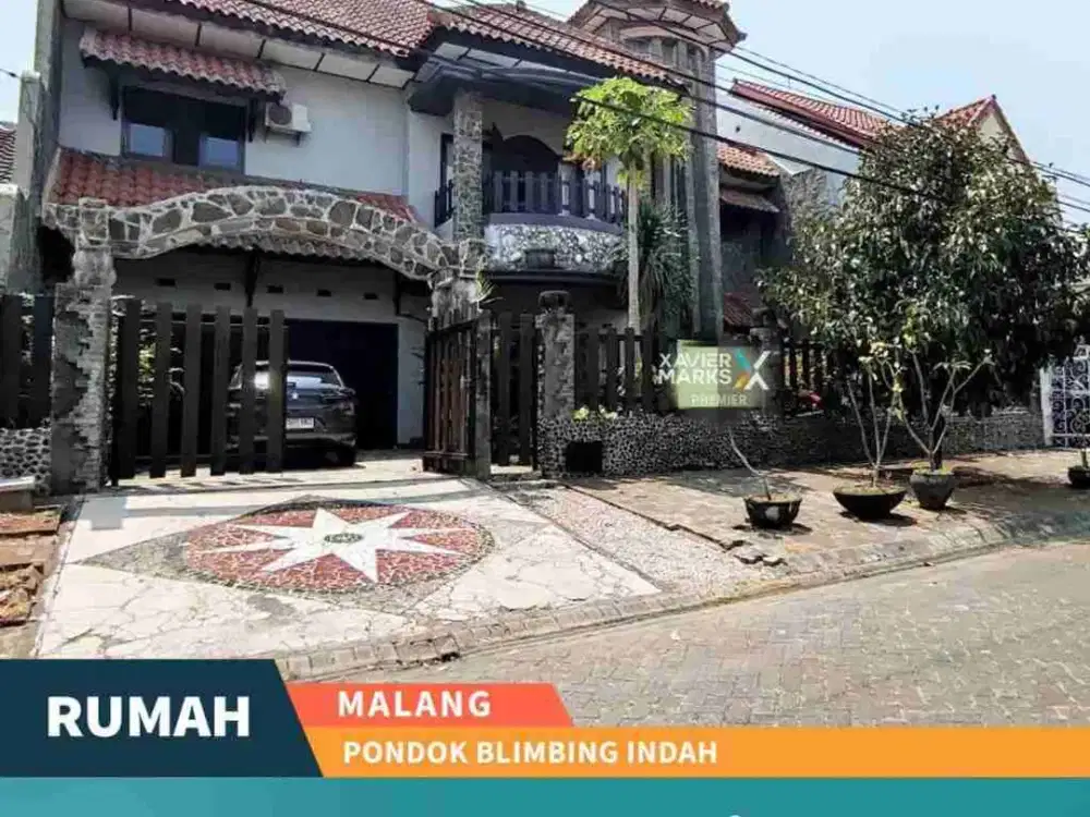 Dijual Rumah Luas Semi Furnish di Perumahan PBI, Araya Blimbing Malang