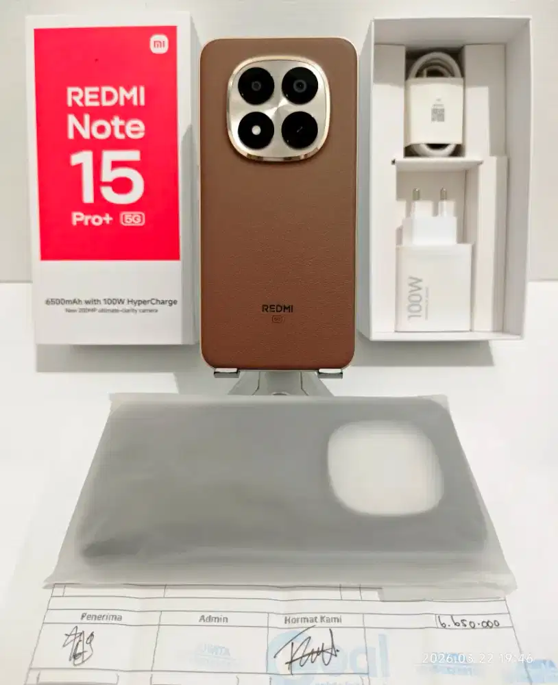 Xiaomi Redmi Note 15 Pro+ 5G 12/512 Gb Likenew100% garansi mei27 bs Tt