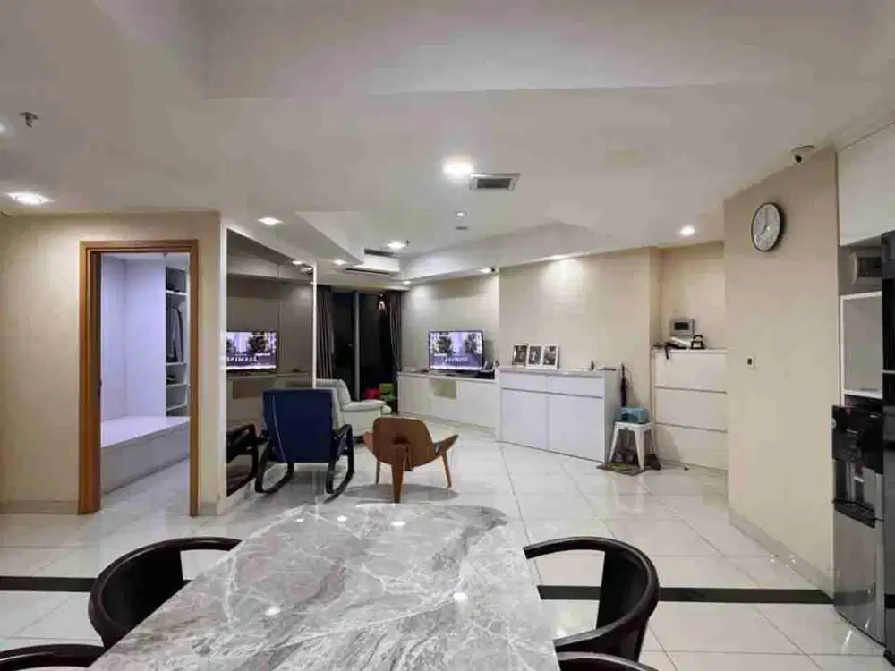 Apartemen The Mansion Kemayoran Gandeng 3 BR 120m Jarang Ada, Furnished