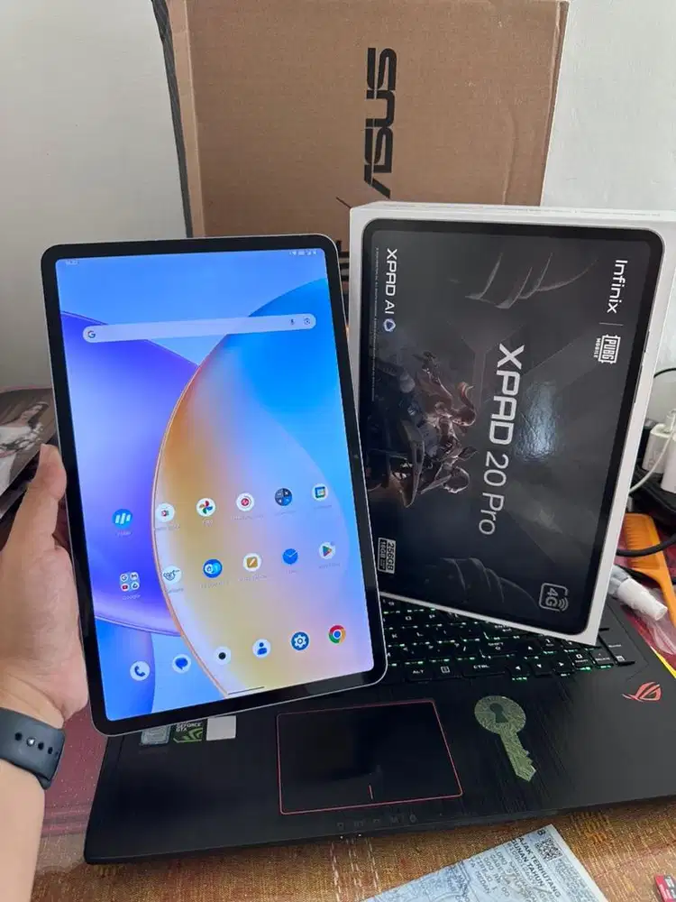 Infinix Xpad 20 Pro 4G ram 8+8/256 GB Fullset baru 6 hari pakai