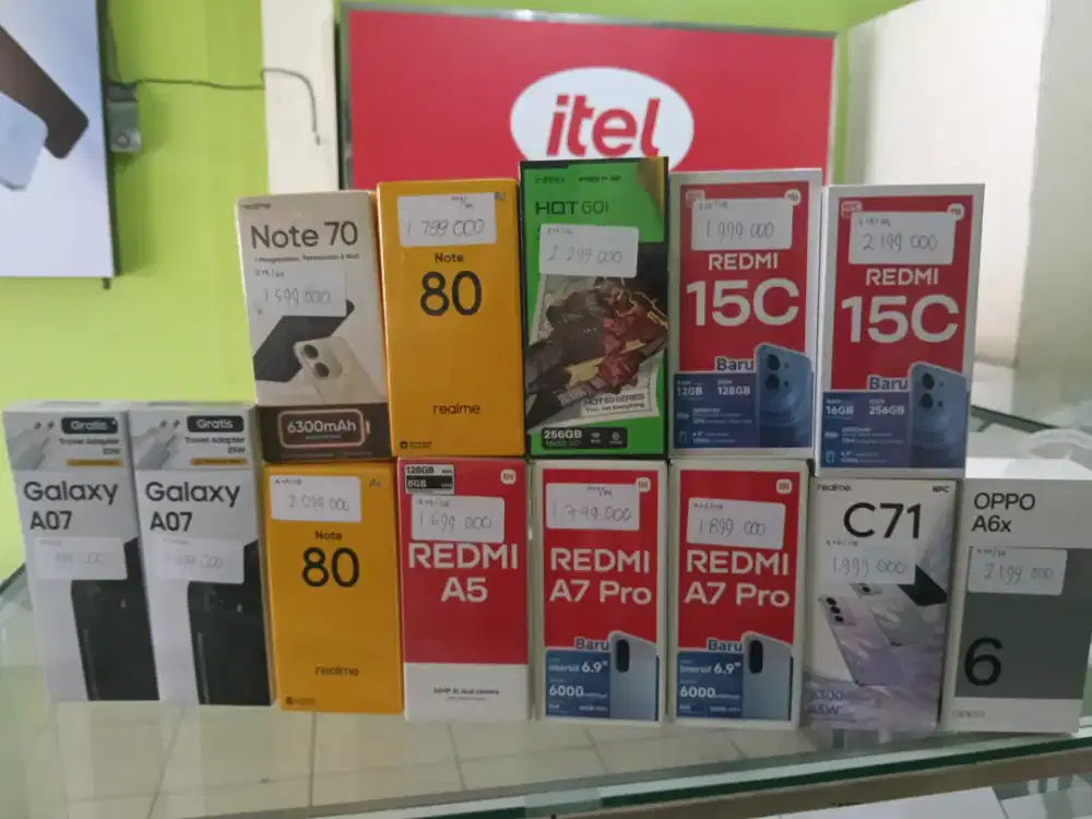 READY HP BARU GARANSI RESMI