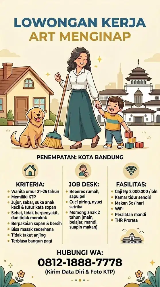 ART Menginap + Momong