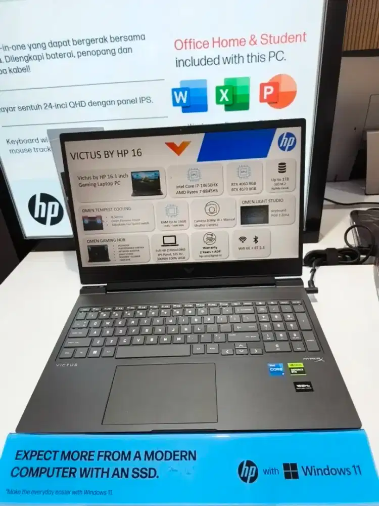 CICILAN LAPTOP HP VICTUS 16 INTEL CORE I7 16 512 Gb PROMO BUNGA RINGAN