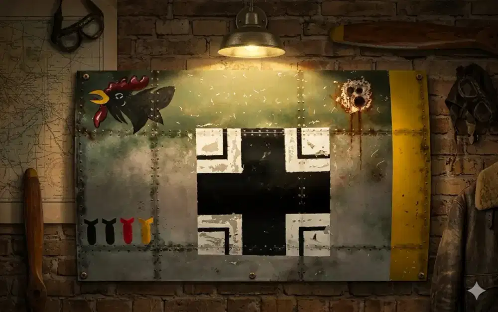 Body part pesawat ww2 jerman retro jam sepeda lawas vintage antik