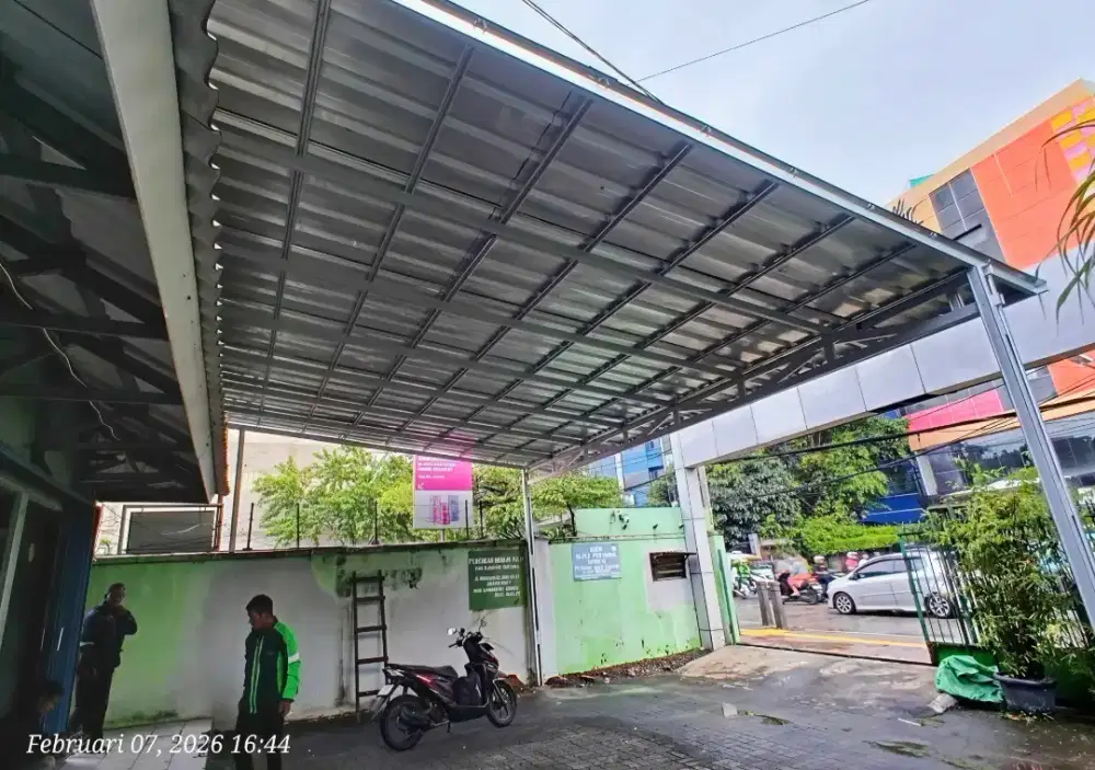 Jasa pasang kanopi baja ringan