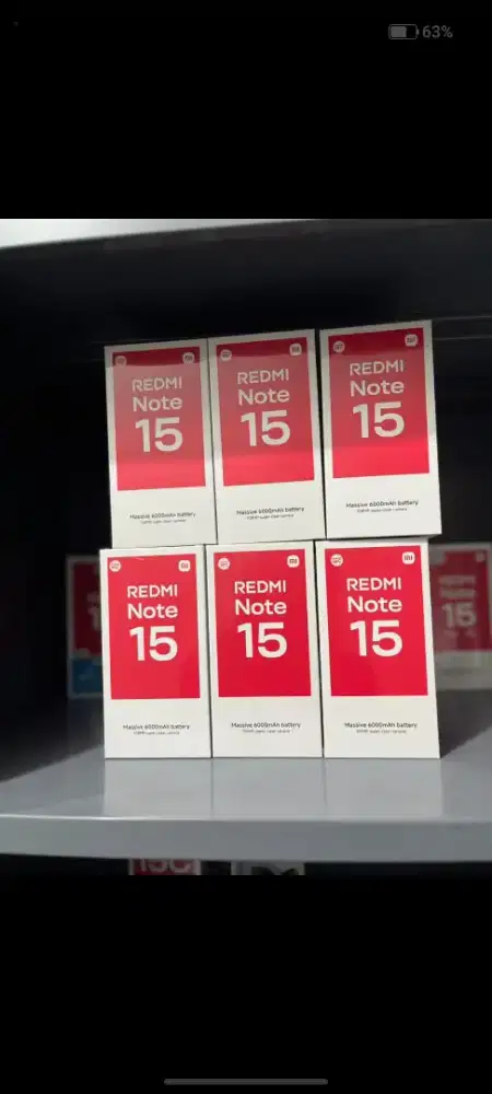 READY STOK REDMI NOTE 15 SERIES GARANSI RESMI XIAOMI INDONESIA!!