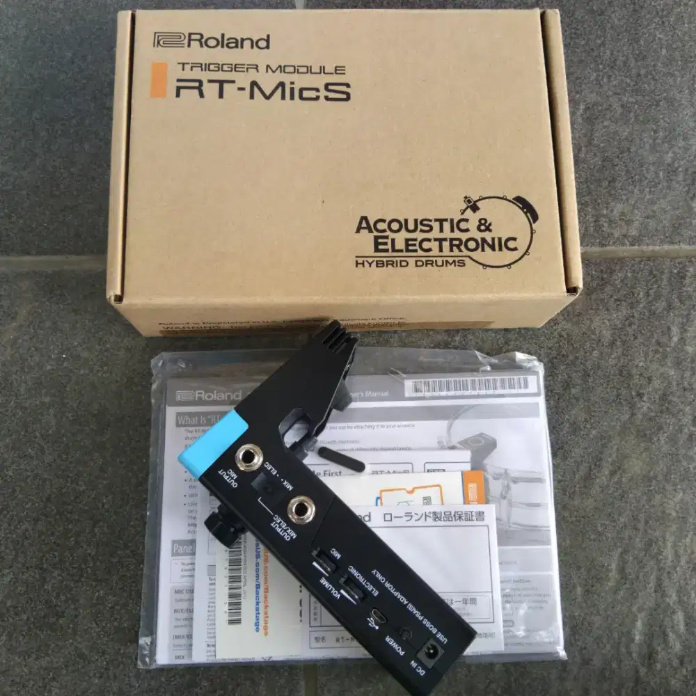 ROLAND RT MICS MODUL DRUM TRIGGER